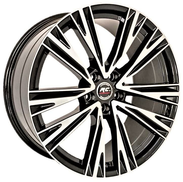 20 İnç 5X112 Audi A1 A2 A3 A4 A5 A6 A7 A8 Volkswagen Skoda Seat Black Polish Jant Takımı