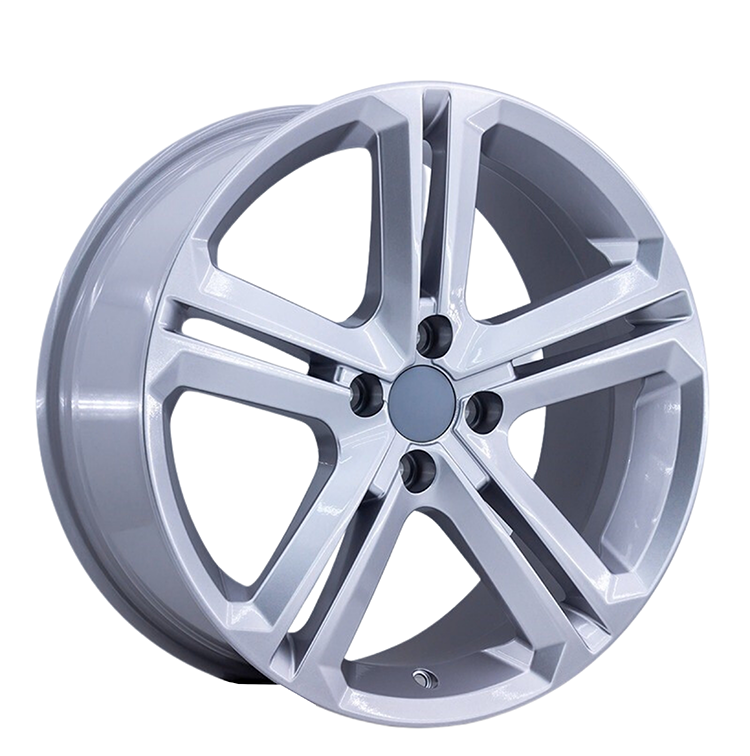 17 İnç 5X100 Volkswagen Seat Skoda Esteban Mallory Silver Gloss Jant Takımı