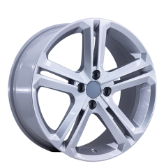 17 İnç 5X100 Volkswagen Seat Skoda Esteban Mallory Silver Gloss Jant Takımı
