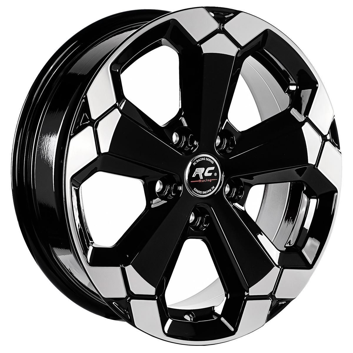 16 İnç 4X100 Renault Dacia Fiat  Black Lip Polish Jant Takımı