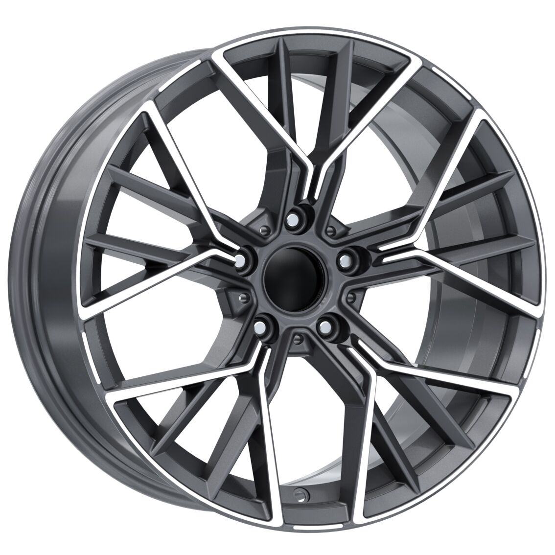 20 İnç 5X120 Bmw 5 Seri 3 Seri X Seri Gun Metal Diamond Jant Takımı