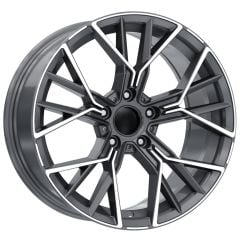 20 İnç 5X112 Bmw 5 Seri 3 Seri X Seri Mercedes S Klass C Klass E Klass Maybach Gun Metal Diamond Jant Takım