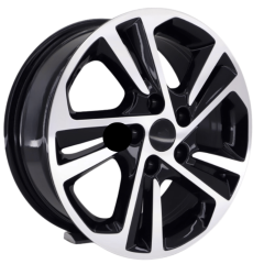 16 5X114.3 Renault Megane Toyota Dacia Uyumlu Black Polish Jant Takımı