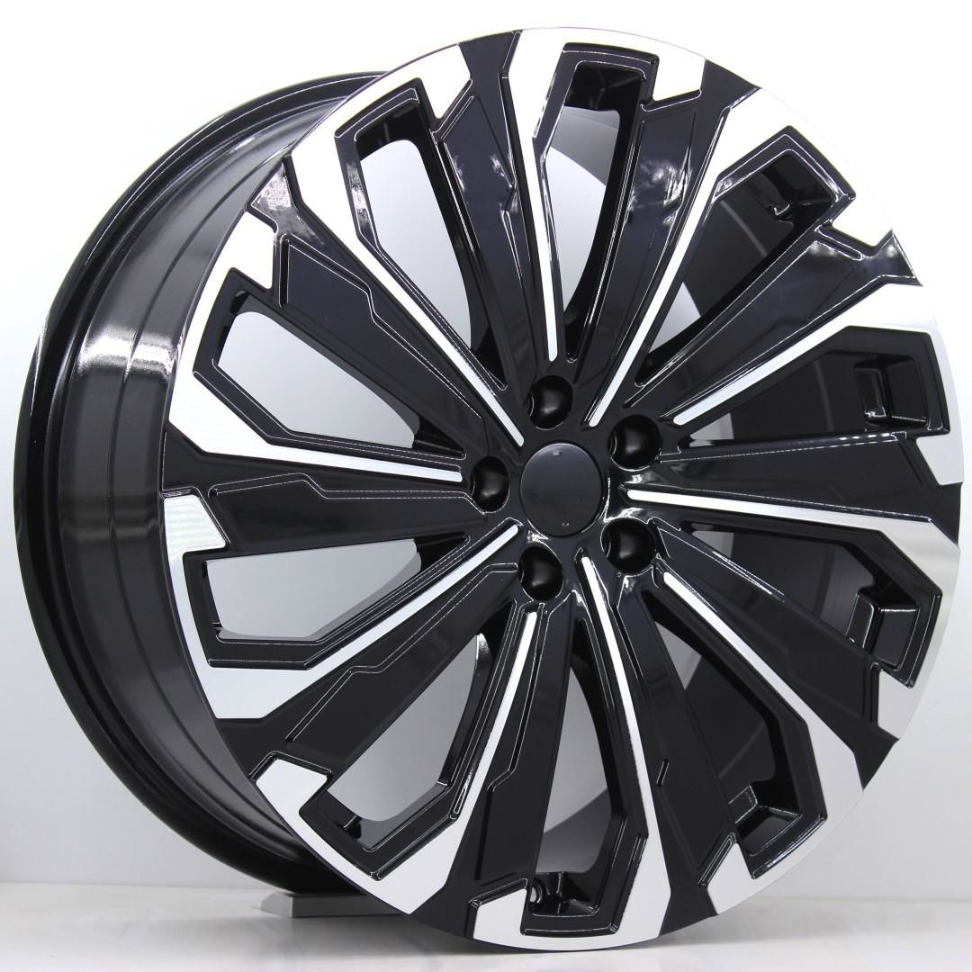 20 İnç 5X108 Chery Volvo Ford Black Polish Jant Takımı