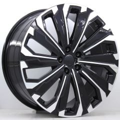 20 İnç 5X108 Chery Volvo Ford Black Polish Jant Takımı
