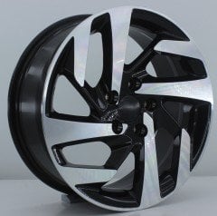 16'' 5x100 Volkswagen Seat Black Diamond Jant Takım