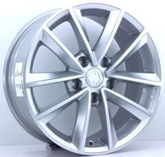 16 İnç 5x114.3 Renault Toyota Hyundai Uyumlu Silver Gloss Jant Takımı | R1 Wheels
