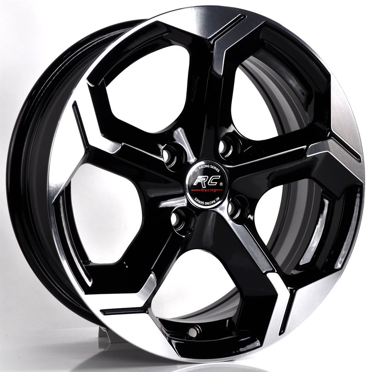 16 İnç 4X100 Renault Fiat Honda Hyundai Opel Toyota Kia Black Polish Jant Takımı