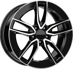 18 İnç 5X112 18*8 ET43 66,6 Mercedes A-Class-B-Class,C-Class,E-Class Black Diamond Jant Takım