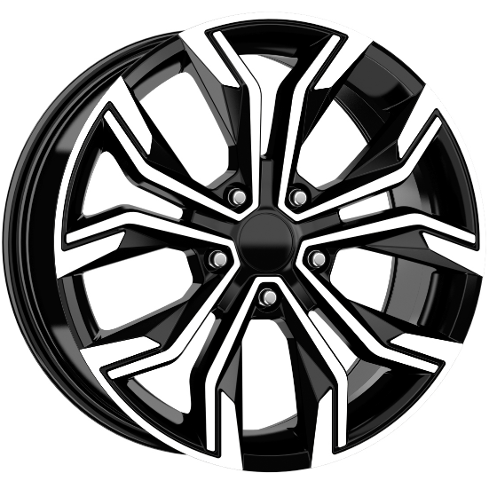 16 İnç 5X114.3 Renault Megane Dacia Uyumlu Black Diamond Jant Takımı