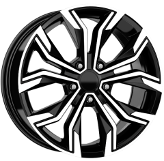 16 İnç 5X114.3 Renault Megane Dacia Uyumlu Black Diamond Jant Takımı
