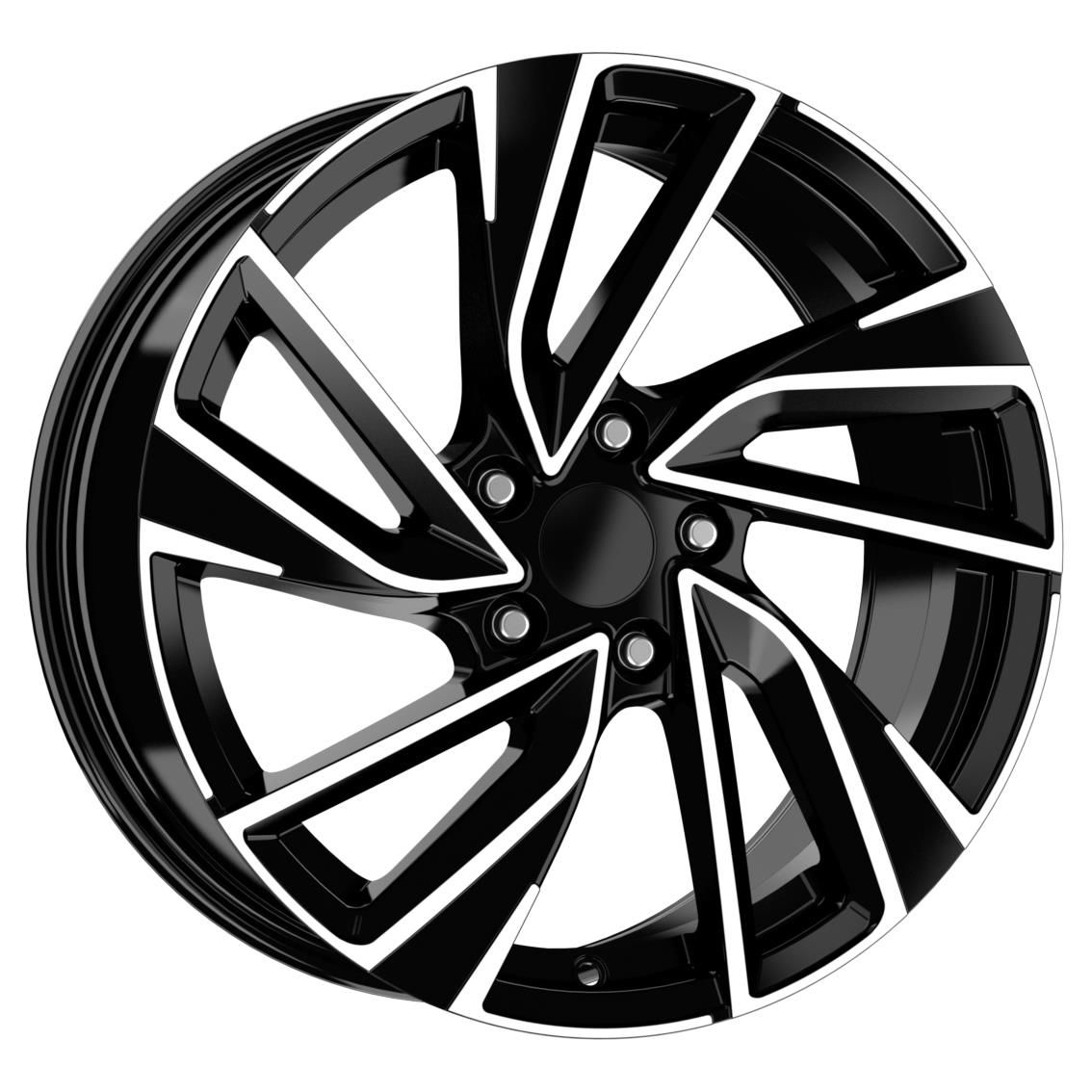 16 İnç 5X112 Audi Volkswagen Black Diaomond Jant Takım