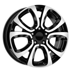 16 İnç 5X98 Fiat Egea Doblo Fiorino Black Diamond Jant Takım