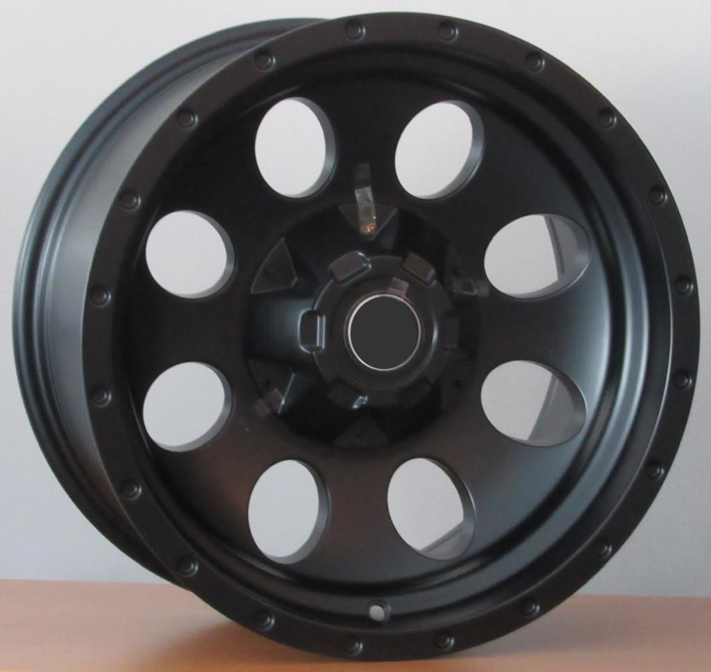 16 İnç 5x139.7 Matt Black Off Road Jant Takım