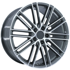 21 İnç 5X130 Porsche Cayenne Taycan Panamera Gun Metal Polish Jant Takımı