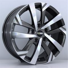 16 İnç 5X112 Volkswagen Seat Skoda Gun Machined Jant Takımı