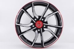 16'' İnç 5X114.3 Honda-Toyota Black Machined  Jant Takım