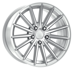 16 İnç 4X100 Renault Toyota Hyundai Honda Uyumlu Shine Silver Diamond Jant Takımı