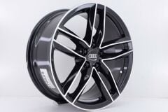 17'' İnç 5X112 Audi A3,A4,A6,Golf Jetta Seat Scirocco  Passat Black Machined  Jant Takım