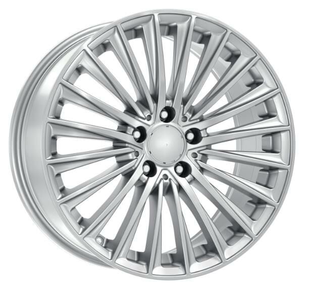 18 İnç 5x112 Mercedes Audi Maybach Uyumlu Silver Jant Takımı | R1 Wheels