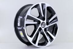 16'' İnç 5X114.3 Toyota Black Machined  Jant Takım