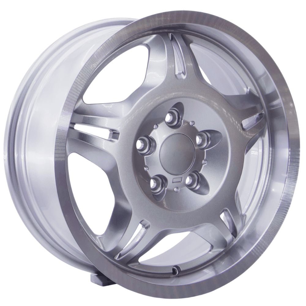 17 İnç 5x120 BMW Uyumlu Çift Aplikasyon Silver Lip Diamond Jant Takımı