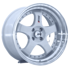 17 İnç 4x100 Renault Honda Volkswagen SSR Lip Polish White Jant Takımı | R1 Wheels