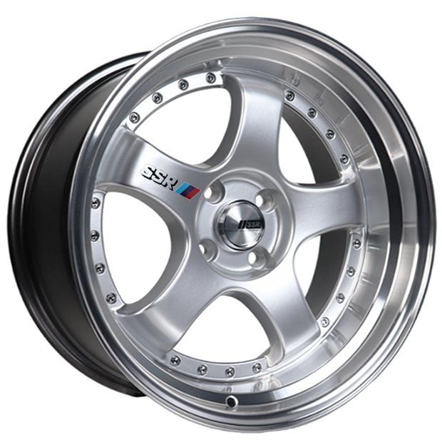 17 İnç 4X100 Renault Fiat Honda Volkswagen Hyundai SSR Lip Polish Silver Jant Takımı