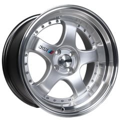 17 İnç 4x100 Renault Honda Volkswagen SSR Lip Polish Silver Jant Takımı | R1 Wheels