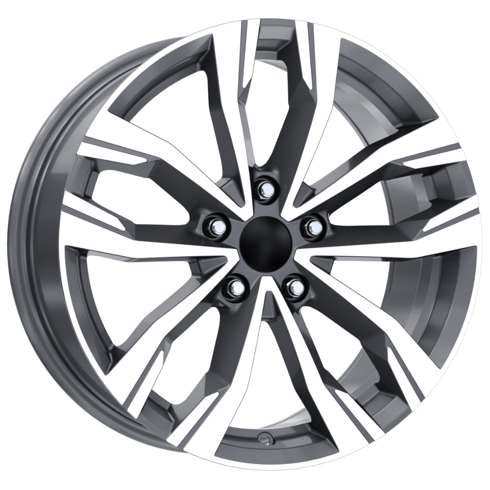 18 İnç 5x114 Honda Toyota Uyumlu Gunmetal Diamond Jant Takımı