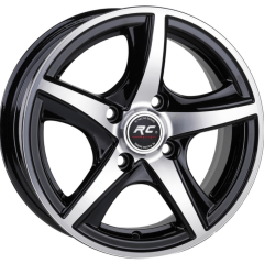 15 İnç 4x100 Hyundai Honda Toyota Uyumlu Black Polish Jant Takımı