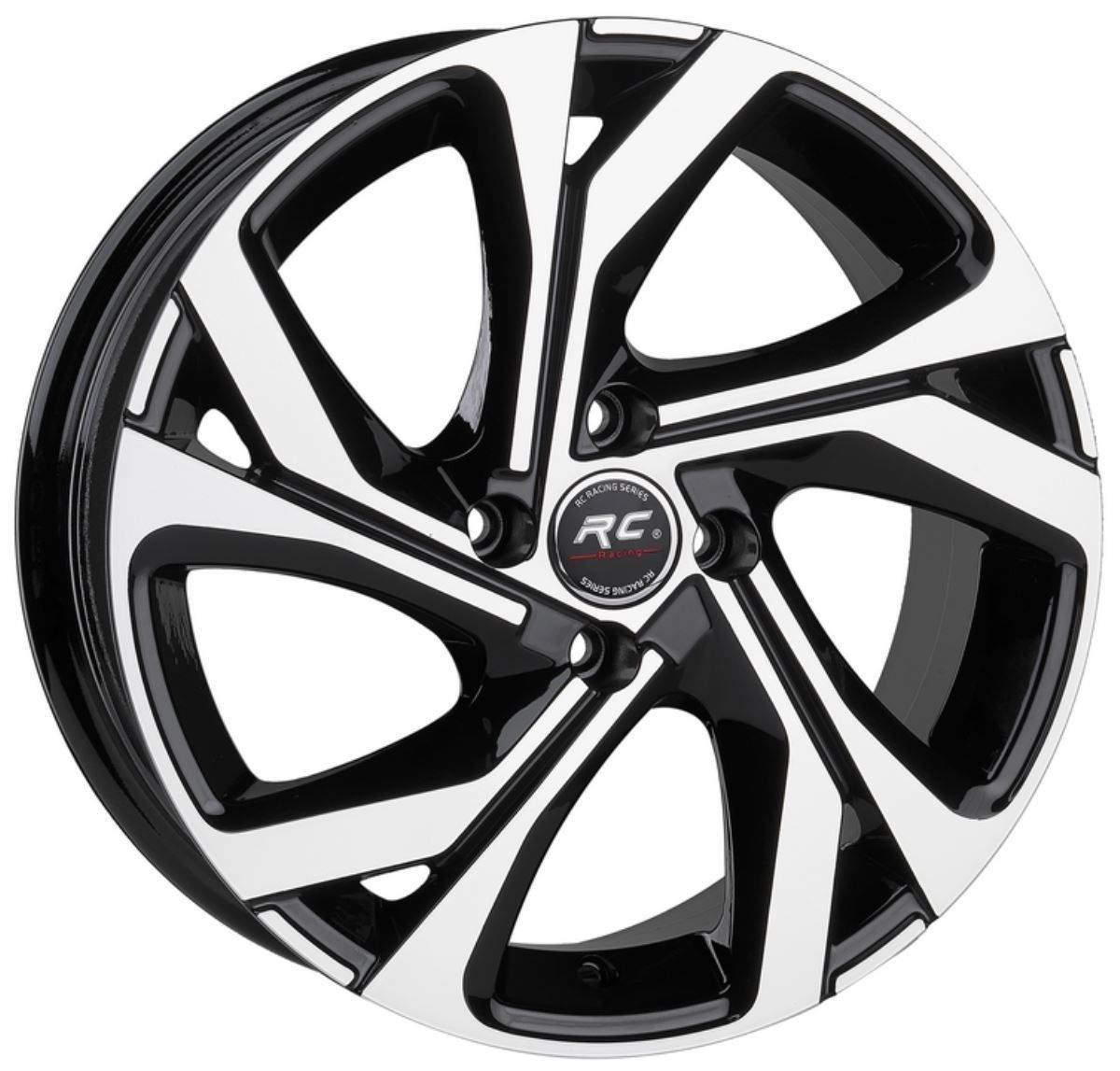16 İnç 5x114.3 Honda Toyota Nissan Renault Black Machined Jant Takımı