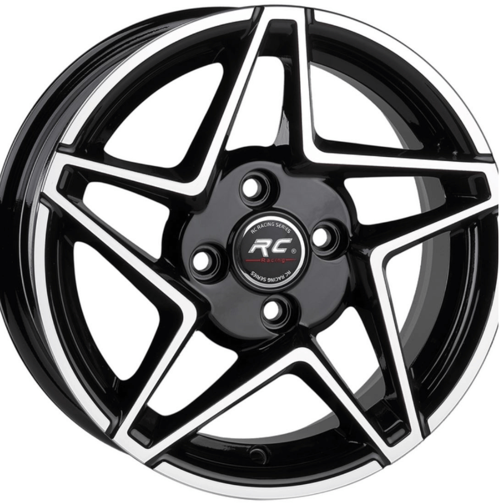 15 İnç 4x100 Hyundai Honda Toyota Uyumlu Black Polish Jant Takımı