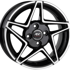 15 İnç 4x100 Hyundai Honda Toyota Uyumlu Black Polish Jant Takımı