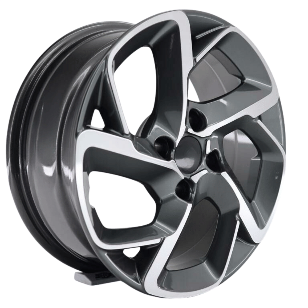 16 İnç 4x108 Ford Peugeot Citroën Uyumlu Gun Metal Polished Jant Takımı