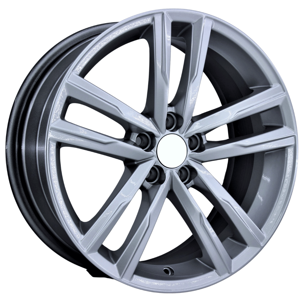 17 İnç 5x112 Golf Passat Jetta Seat Skoda Dartford Silver Jant Takımı | R1 Wheels