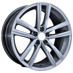 17 İnç 5x112 Golf Passat Jetta Seat Skoda Dartford Silver Jant Takımı | R1 Wheels