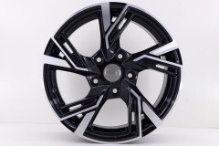 16'' İnç 5X120 Bmw-Transporter Black Machined  Jant Takım