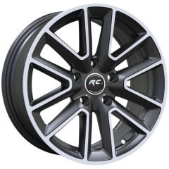 16 İnç 4x100 Honda Hyundai Fiat Renault Uyumlu Black Polish Jant Takımı | R1 Wheels