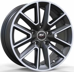 16 İnç 5X114.3 Dacia Renault Megane Honda Toyota  Uyumlu Black Polish Jant Takımı