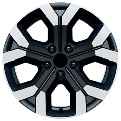 16 İnç 4x100 Honda Toyota Hyundai Renault Uyumlu Black Polished Jant Takımı