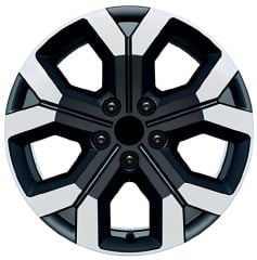 16 İnç 5x114.3 Yeni Nesil Dacia Honda  Hyundai  Toyota Uyumlu Black Polish Jant Takımı | R1 Wheels