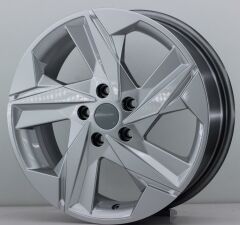 17 İnç 5X114.3 Honda Hyundai Kia Silver Jant Takım