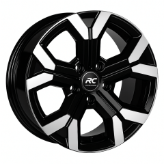 16 İnç 5X114.3 Hyundai Kia Mitsubishi Uyumlu Black Jant Takımı