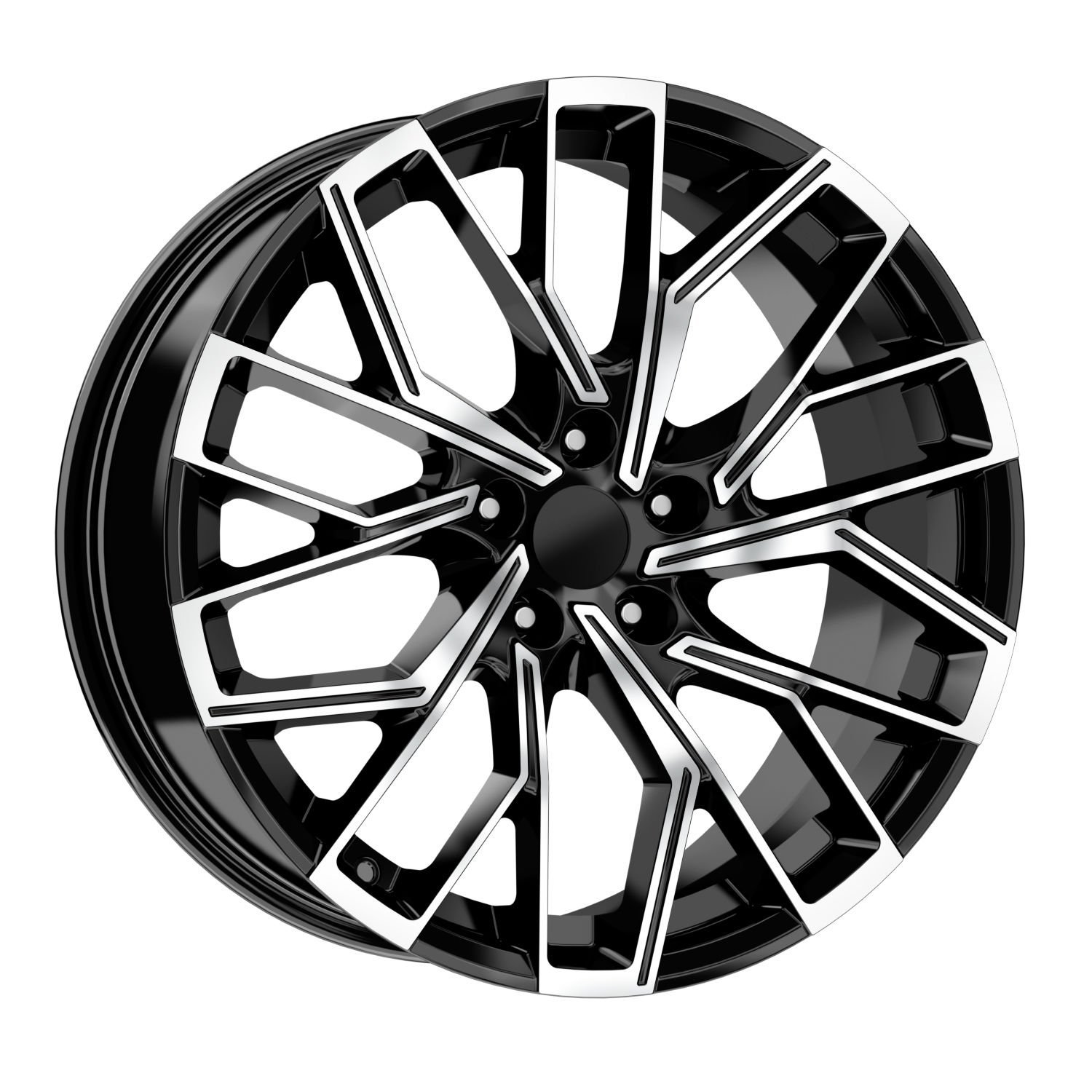 19 İnç 5x112 Audi Volkswagen Mercedes Uyumlu Black Diamond Jant Takımı