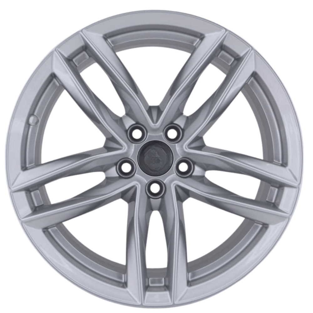 17 İnç 5X100 Volkwagen Polo Seat Skoda Fabia Bora Audi A3 Silver Jant Takım