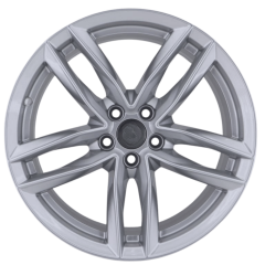 17 İnç 5X100 Volkwagen Polo Seat Skoda Fabia Bora Audi A3 Silver Jant Takım