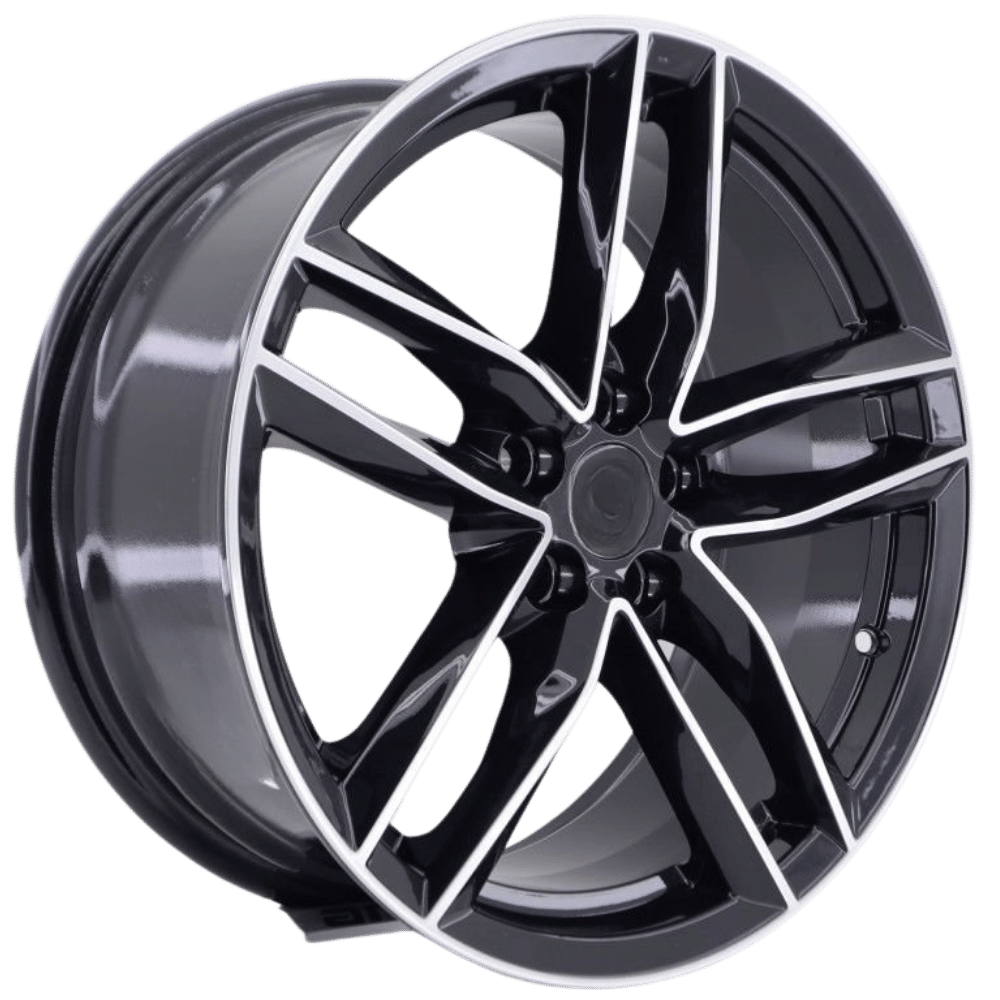 17 İnç 5X100 Audi A3 Black Polish Jant Takım