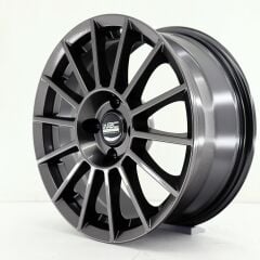 16 İnç 5X112 Volkswagen Seat Skoda Uyumlu Gun Metal Jant Takımı