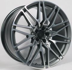 21 İnç 5X120 Bmw X5 X6 X7 G Seri 3 Seri 5 Seri Gun Metal Polish Jant Takımı